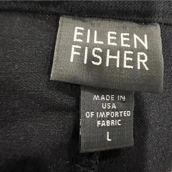 Eileen Fisher system lightweight black jacket size large - Picture 6 of 6